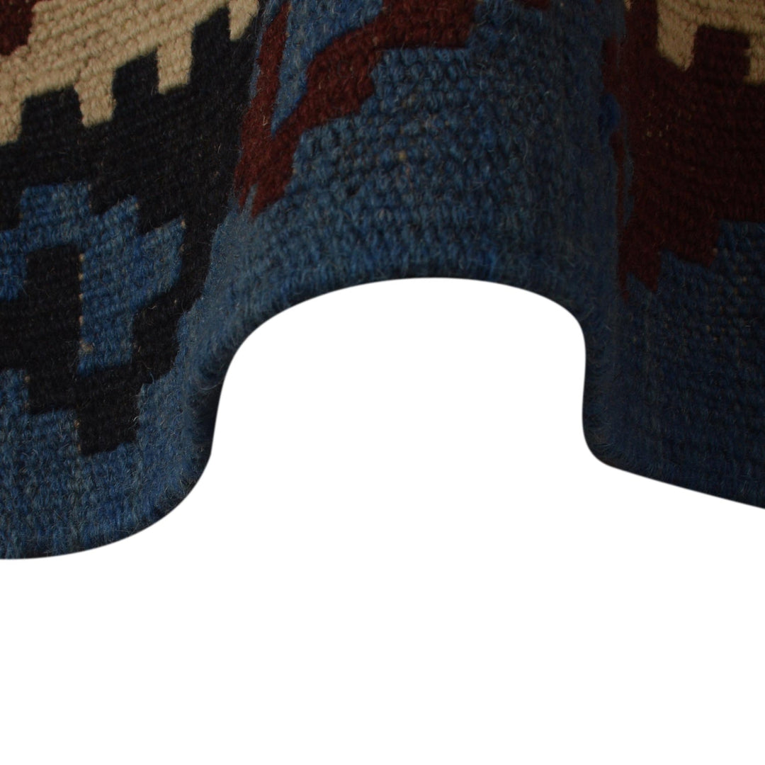 Hand Woven Wool Kelim 5' 2" x 6' 5" - No. AL20438