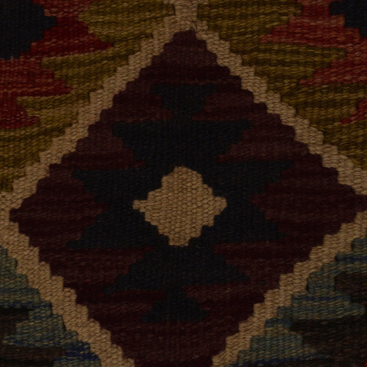 Handmade Afghan Vegetable Kilim 3' 4" x 5' 0" - No. AL81603