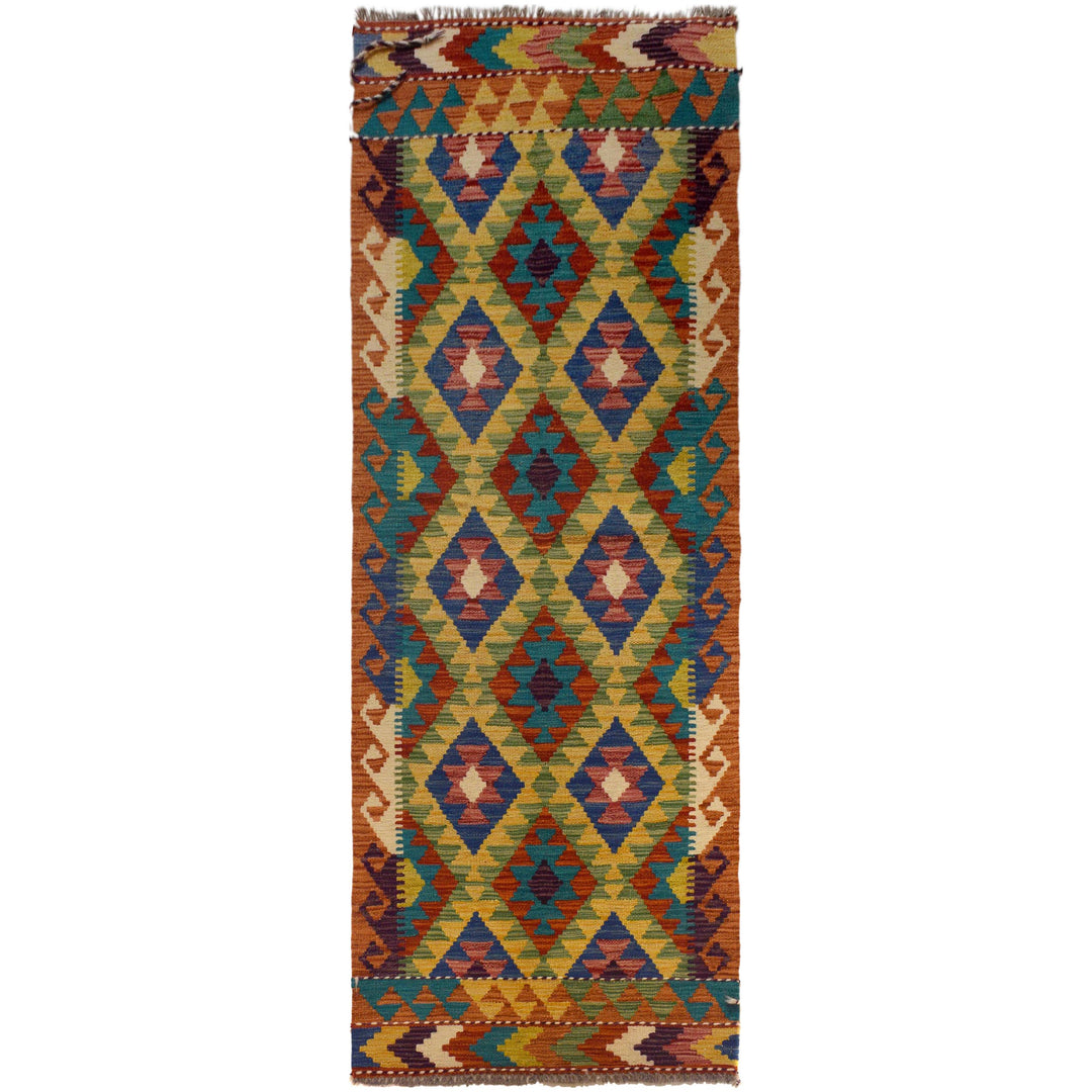 Short Chobi Kilim Runner 2' 4"x 6' 8" - No. AL27314