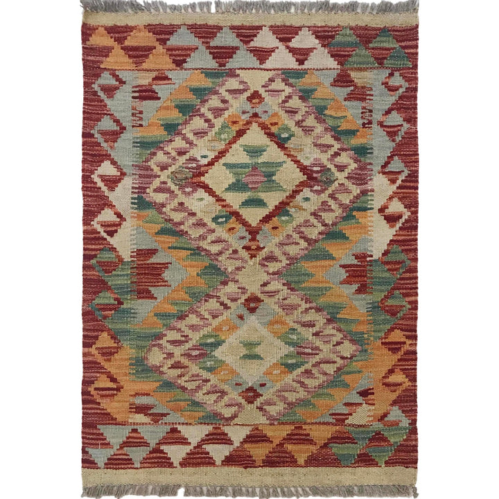 Handmade Vegetable Kilim 2' 0" x 2' 11" - No. AL40215