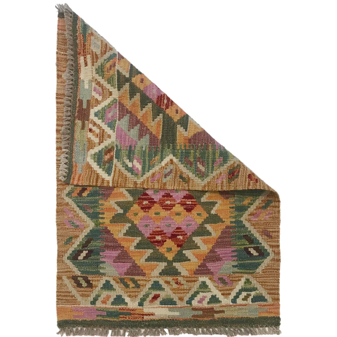 Handmade Vegetable Kelim 2' 0" x 3' 2" - No. AL78383