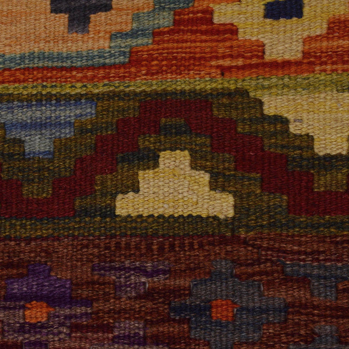 Handmade Turkish Design Wool Kilim 9' 5" x 13' 0" - No. AL20106