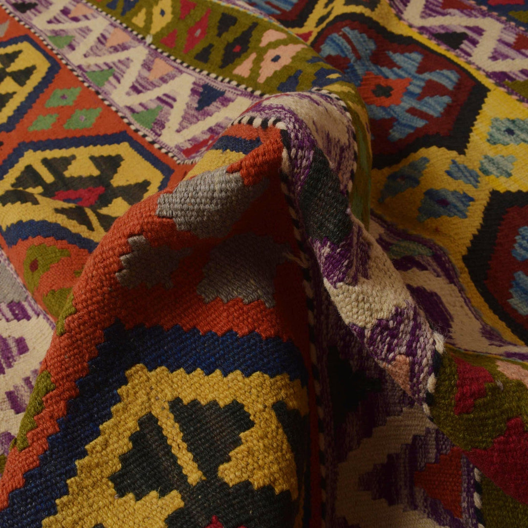 Large Size Chobi Kilim 9' 9" x 13' 3" - No. AL21455