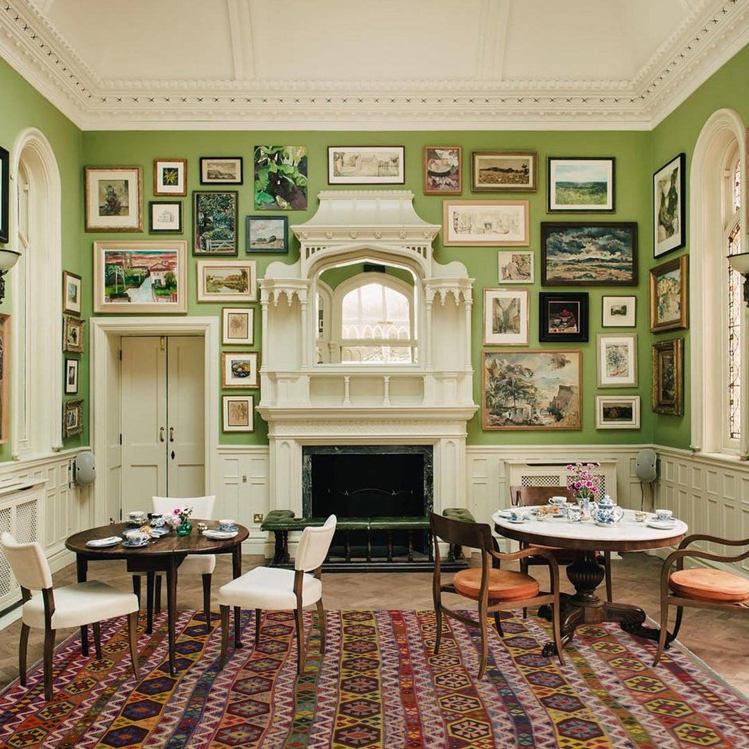 Large Size Chobi Kilim 9' 9" x 13' 3" - No. AL21455