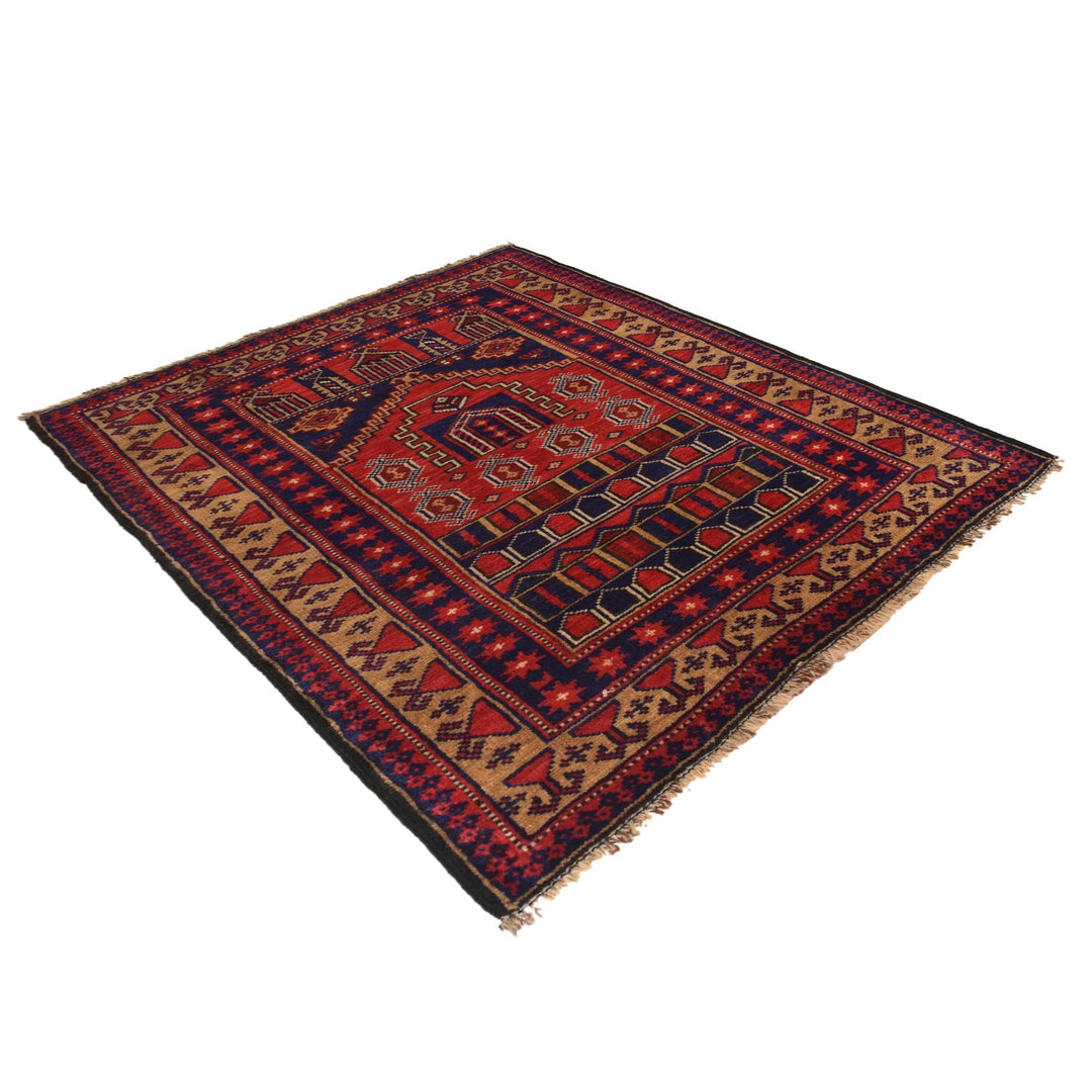 Small Prayer Carpet 2' 11" x 3' 10" - No. AL27164