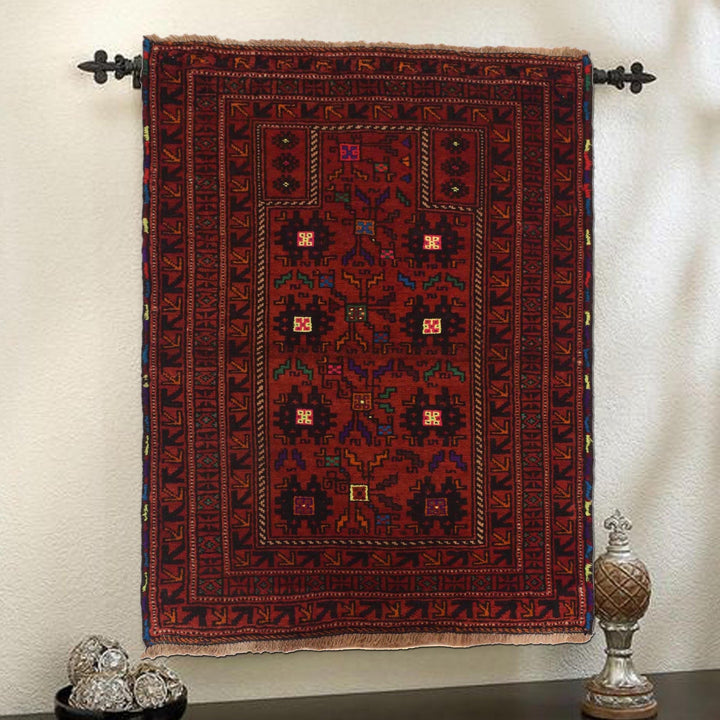 Muslim Prayer Rug 2' 10" x 3' 11" - No. AL34023