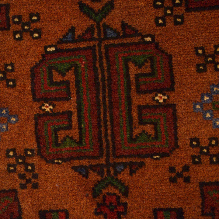 Afghan Baluchi Rug 3' 5" x 6' 7" Hand-Knotted field