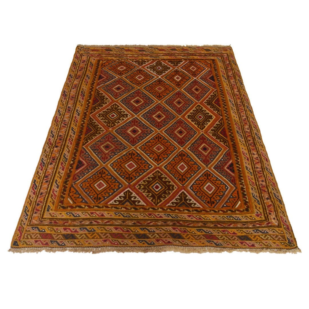 Handmade Nakhunak Kilim Rug 3' 1" x 4' 0" - No. AL18807