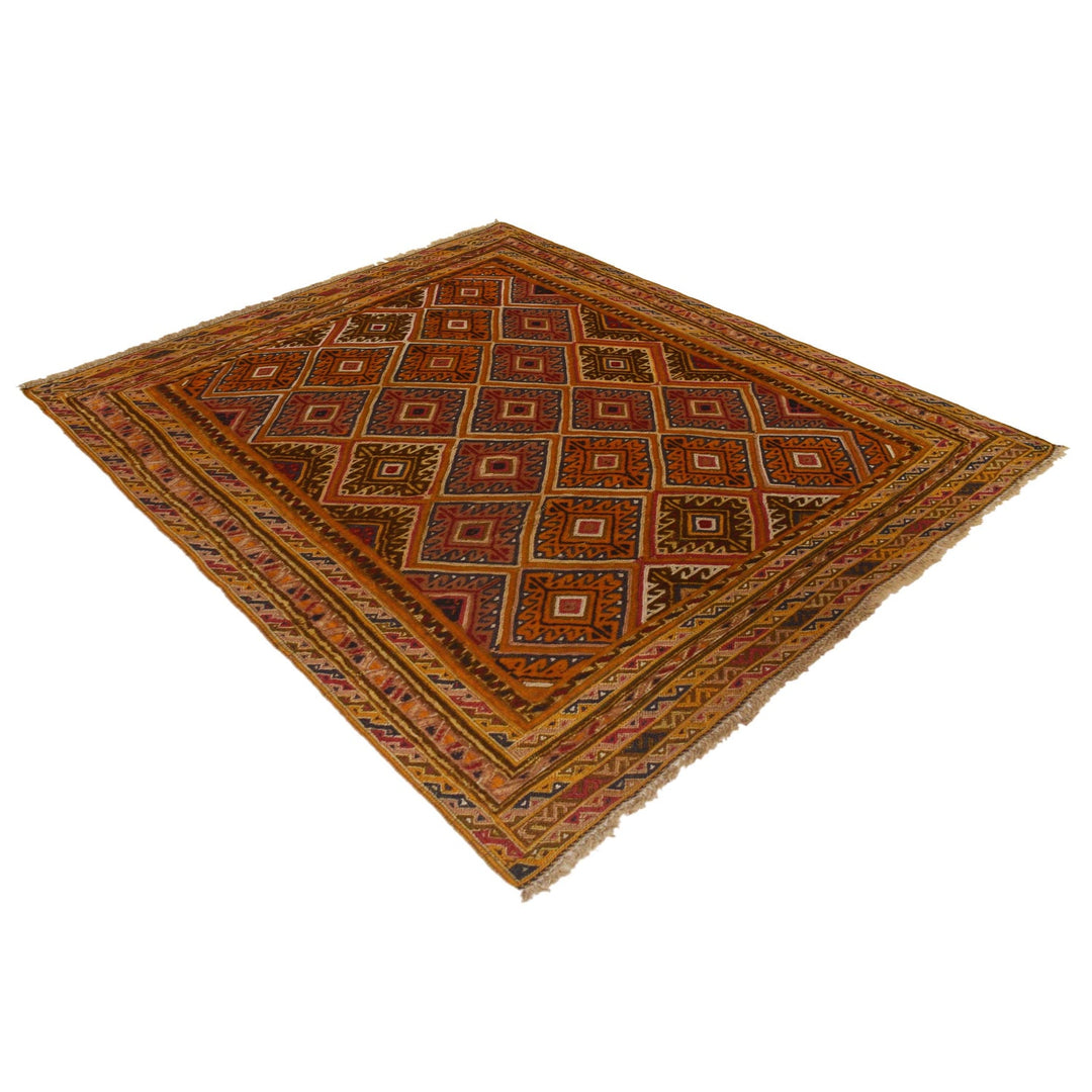 Handmade Nakhunak Kilim Rug 3' 1" x 4' 0" - No. AL18807