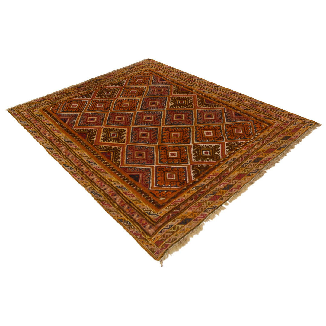 Handmade Nakhunak Kilim Rug 3' 1" x 4' 0" - No. AL18807