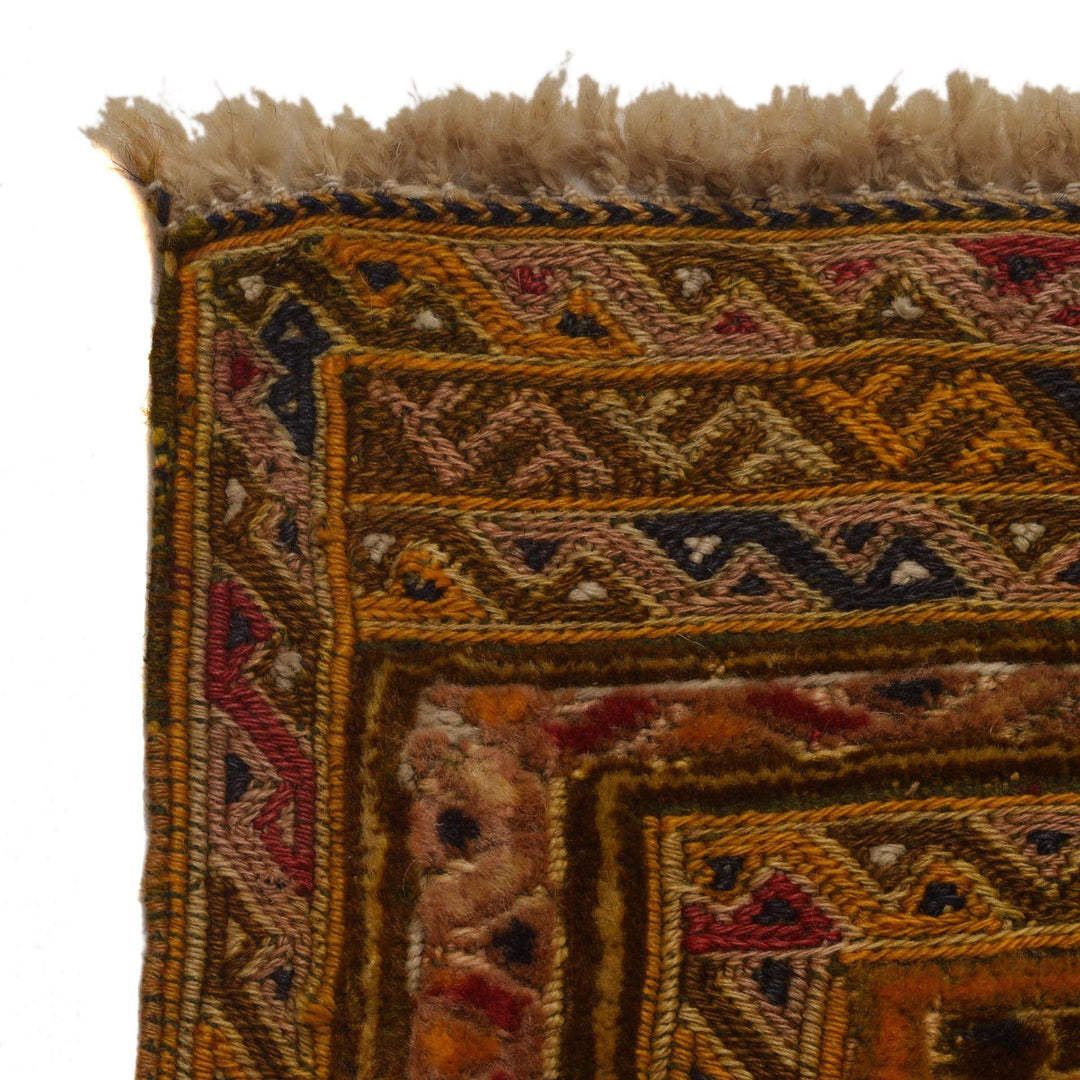 Handmade Nakhunak Kilim Rug 3' 1" x 4' 0" - No. AL18807