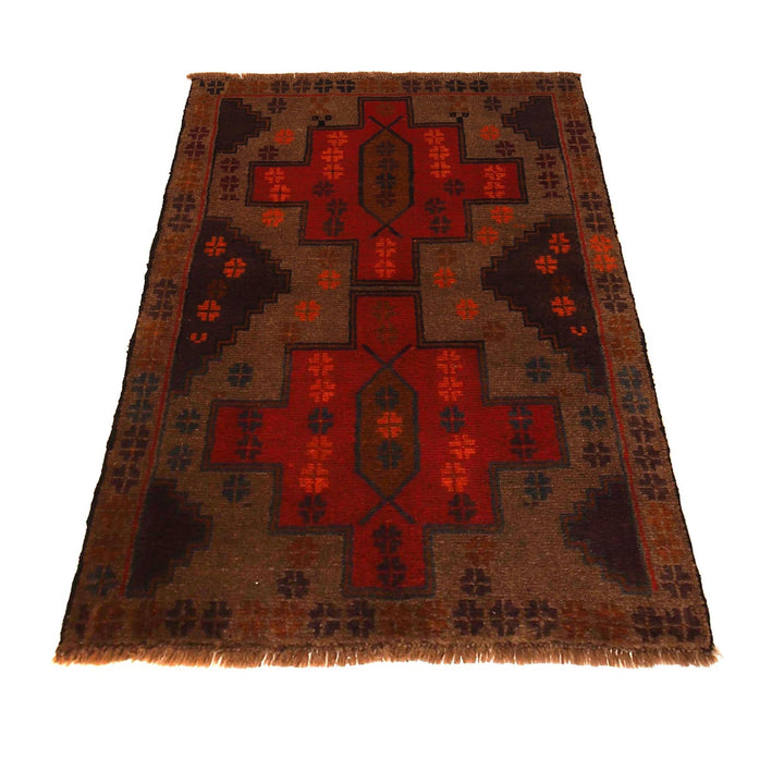 Hand Knotted Baluchi Rug 2' 10" x 4' 3" - No. AL14207