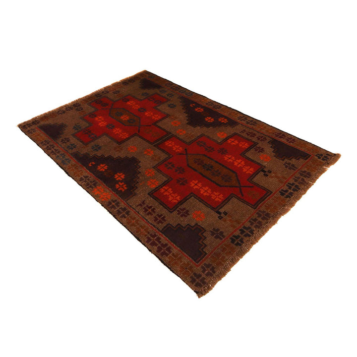 Hand Knotted Baluchi Rug 2' 10" x 4' 3" - No. AL14207