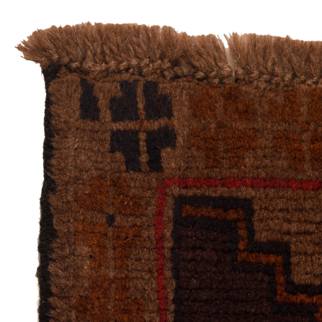 Hand Knotted Baluchi Rug 2' 10" x 4' 3" - No. AL14207