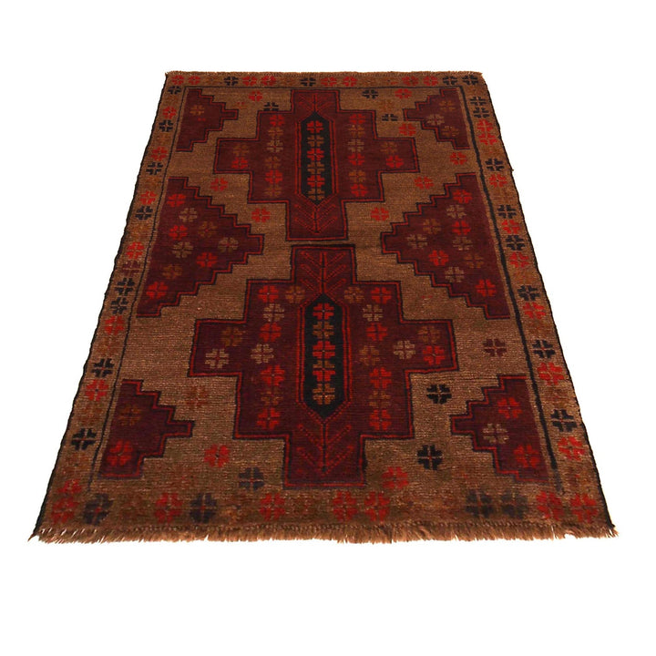 Tribal Baloch Rug 2' 11" x 4' 5" - No. AL83084