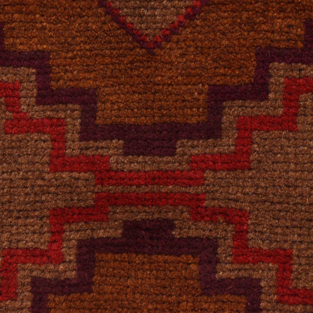 Brown Color Baluchi Rug 2' 9" x 4' 4" - No. AL81351
