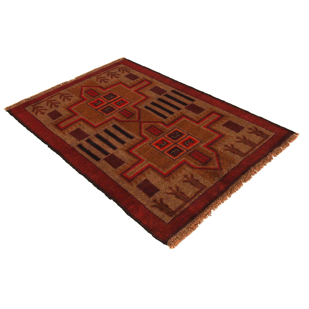 Traditional Baloch Rug 2' 9" x 4' 1" - No. AL39362