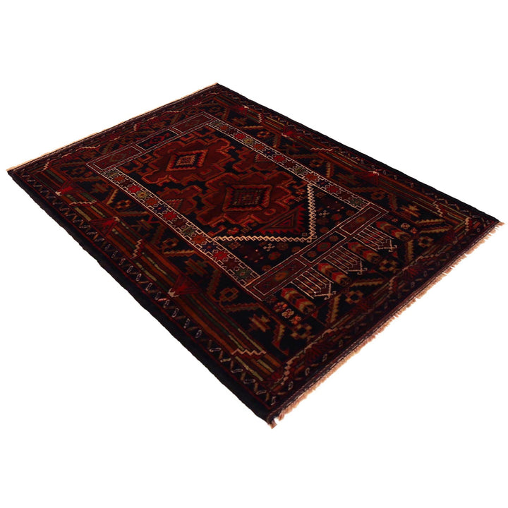 Muslim Prayer Rug 2' 10" x 4' 2" - No. AL98864