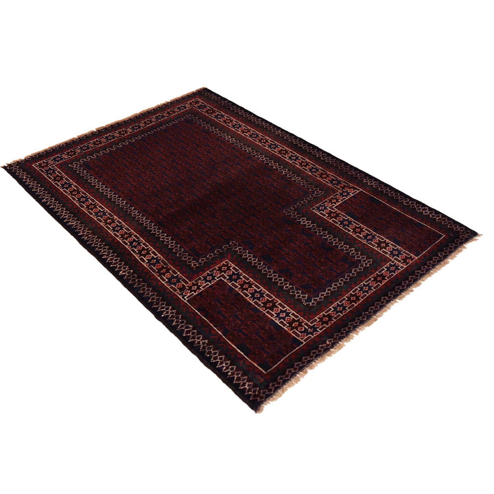 Hand Knotted Prayer Rug 2' 11" x 4' 6" - No. AL76054
