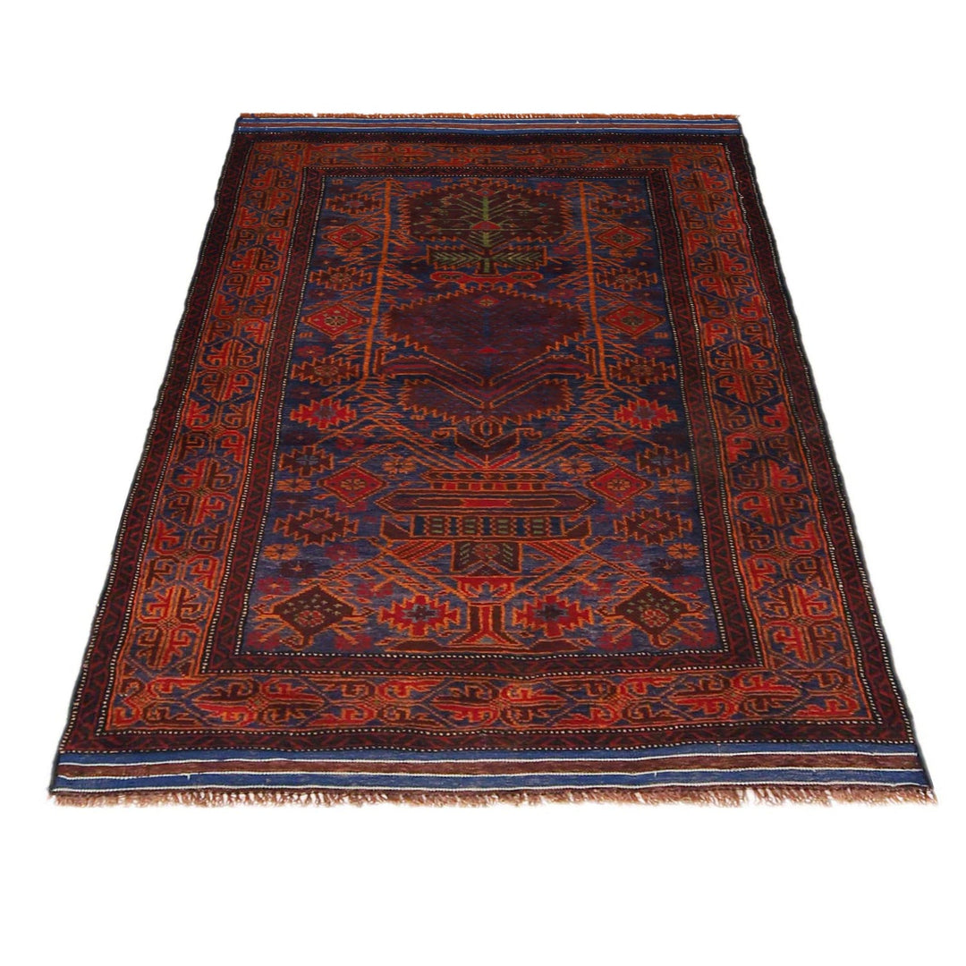 Multi Color Baluchi Rug 3' 1" x 5' 2" - No. AL15363