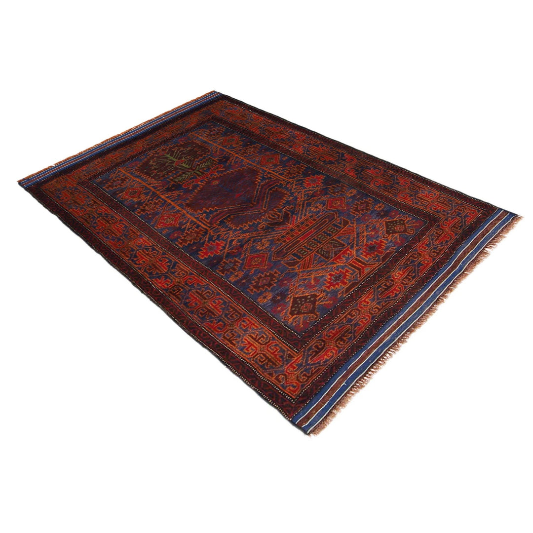 Multi Color Baluchi Rug 3' 1" x 5' 2" - No. AL15363