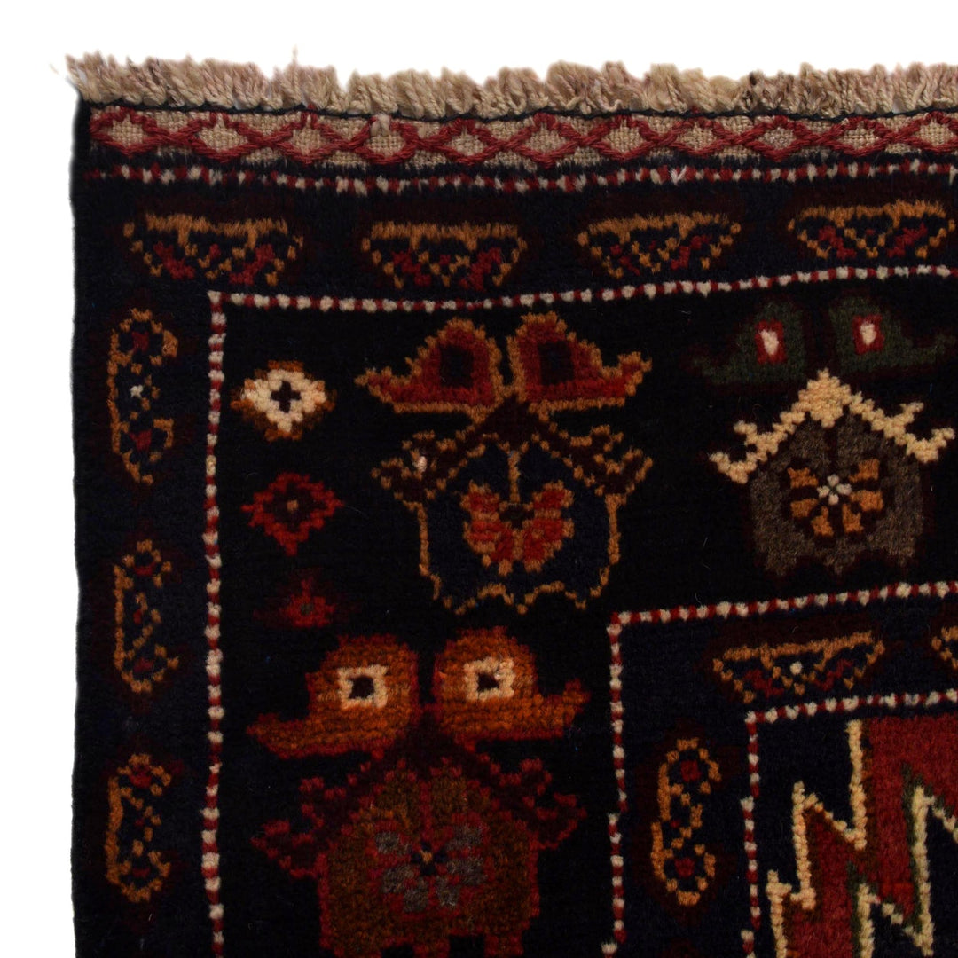 Baluch Short Rug 3' 7" x 6' 8" - No. AL58424