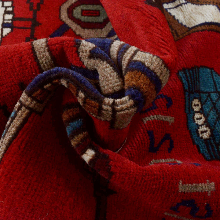 Afghan War Rug – Military Design 3' 1" x 4' 11" - No. AL43701