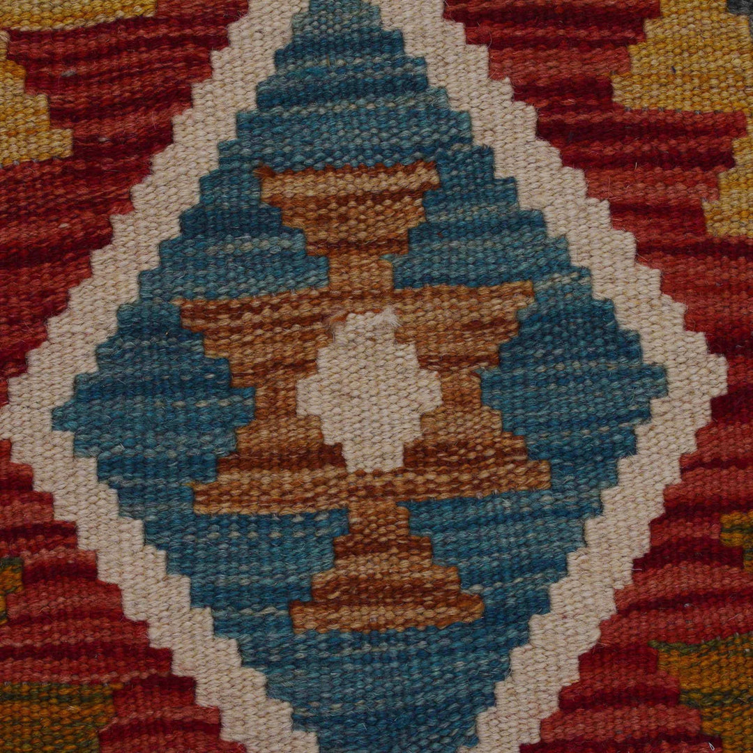 Handmade Vegetable Kelim Runner 1' 8" x 4' 11"  - No. AL11850