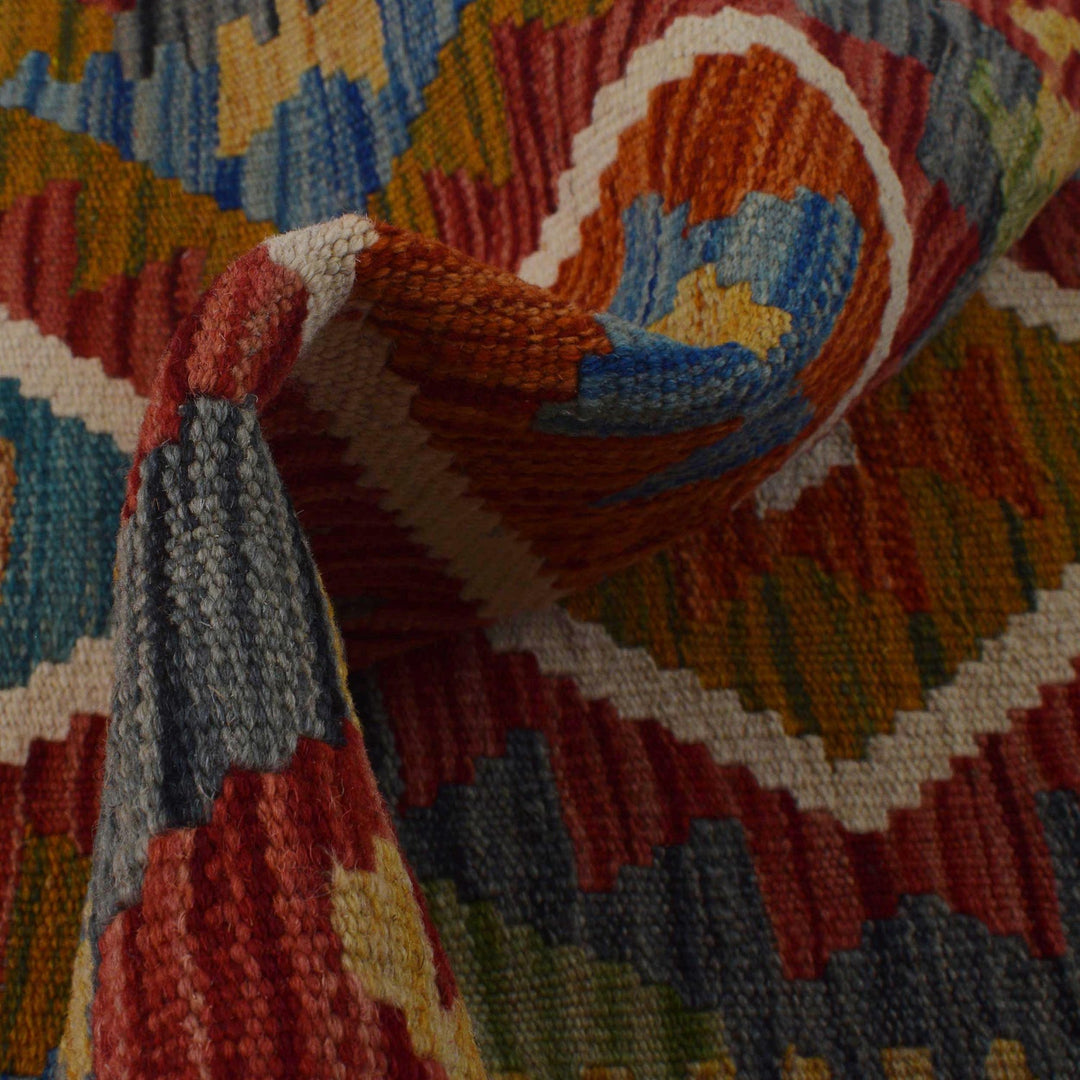 Handmade Vegetable Kelim Runner 1' 8" x 4' 11"  - No. AL11850