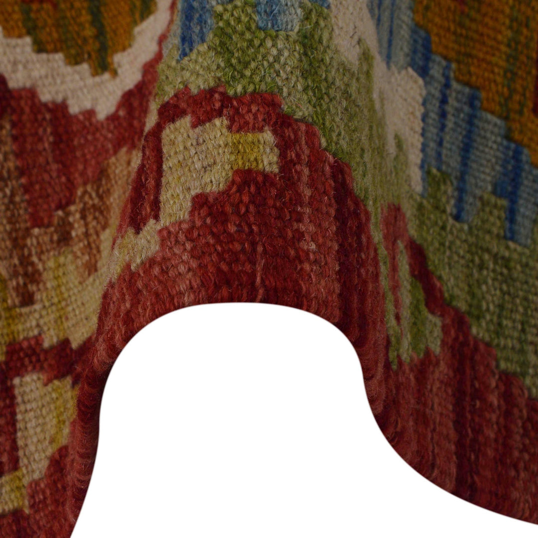 Handmade Turkish Design Wool Kilim Runner 1' 8" x 4' 10"  - No. AL43470