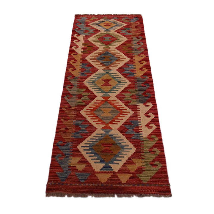 Handmade Afghan Vegetable Kilim Runner 1' 8" x 4' 11"  - No. AL43121