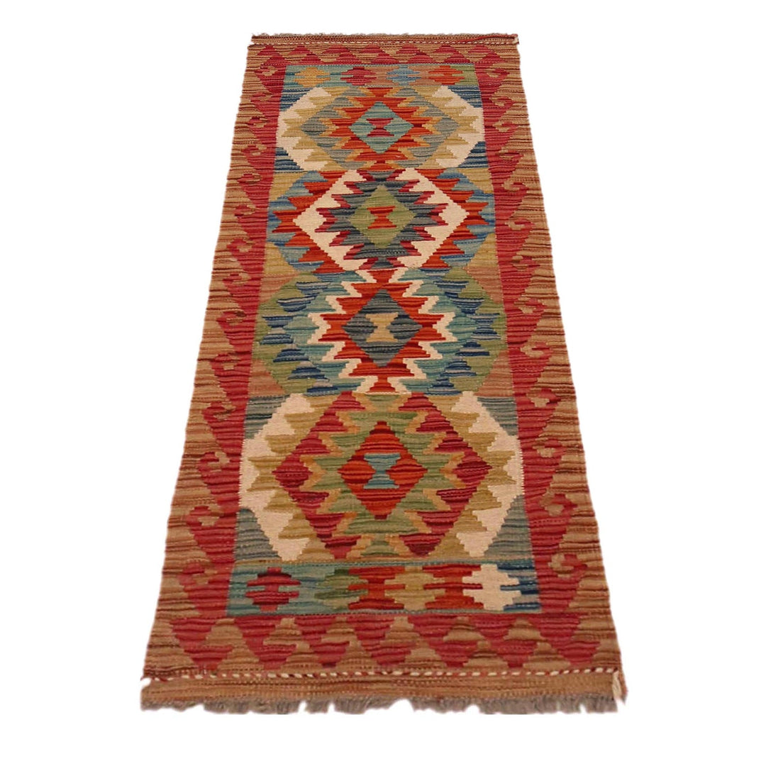 Handmade Vegetable Kilim Runner 1' 8" x 4' 8"  - No. AL99532
