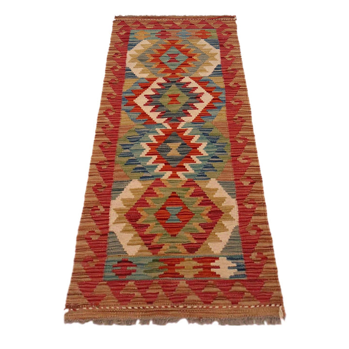 Handmade Vegetable Kilim Runner 1' 8" x 4' 8"  - No. AL99532
