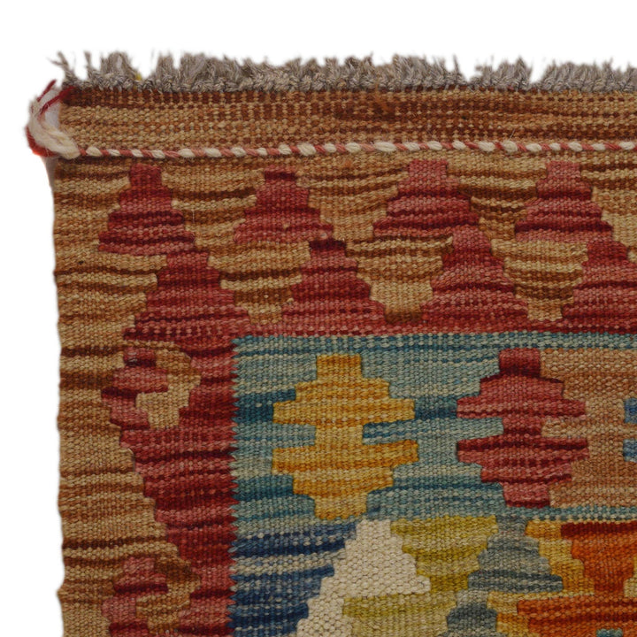 Handmade Vegetable Kilim Runner 1' 8" x 4' 8"  - No. AL99532