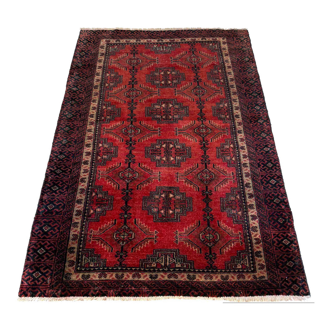 Handmade Balochi Carpet 3' 1" x 5' 3" - No. AL78128