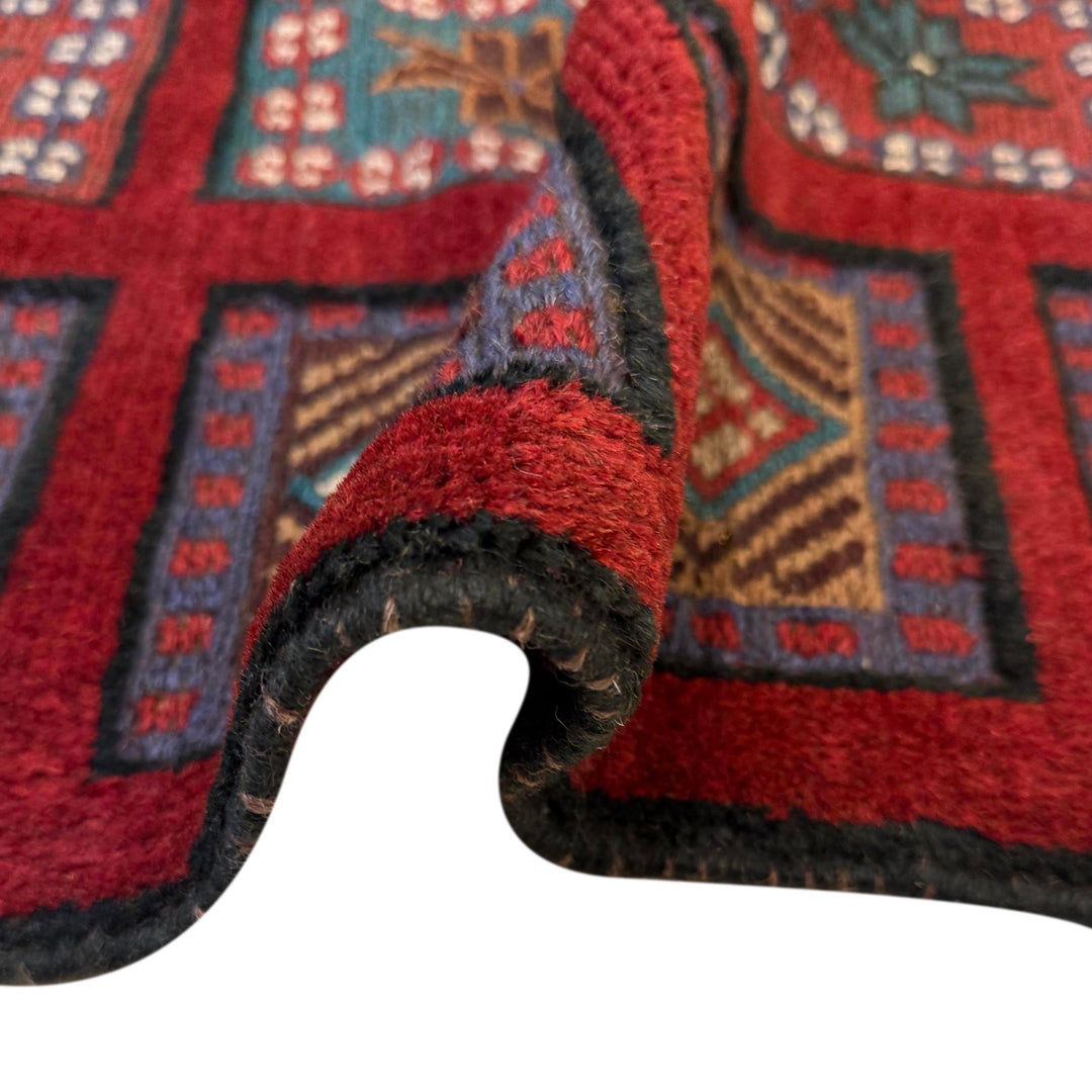 Afghan Barjasta Kilim Rug 4' 0" x 6' 0" Flat-Weave texture