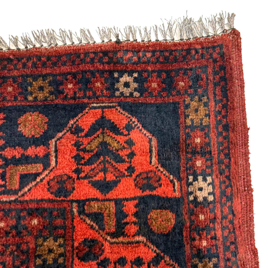 Handwoven Khal Mohammadi Afghan Carpet 3' 3" x 4' 9" - No. AL51743