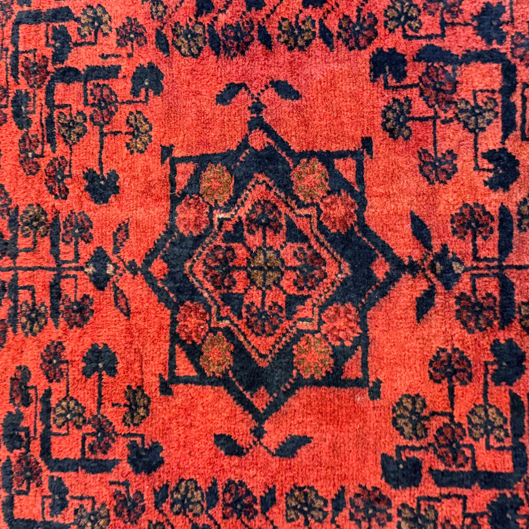 Handwoven Khal Mohammadi Afghan Carpet 3' 3" x 4' 9" - No. AL51743