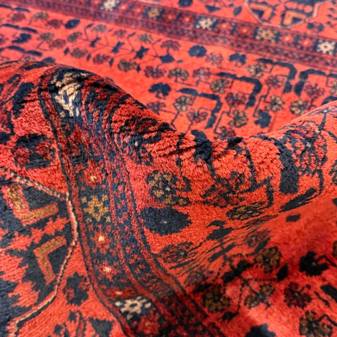 Handwoven Khal Mohammadi Afghan Carpet 3' 3" x 4' 9" - No. AL51743