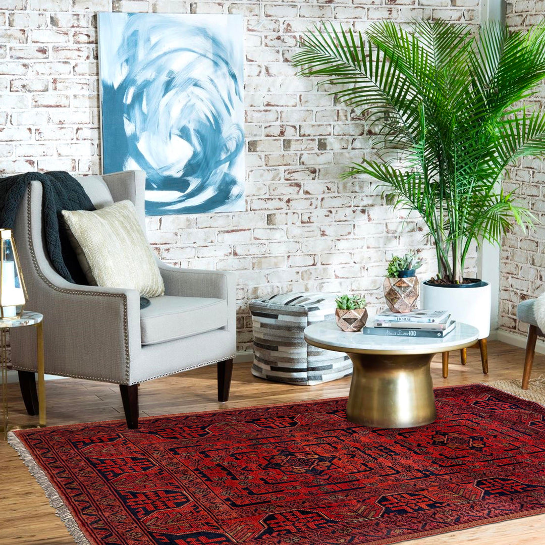 Small Size Area Rug 3' 10" x 5' 3" - No. AL62818