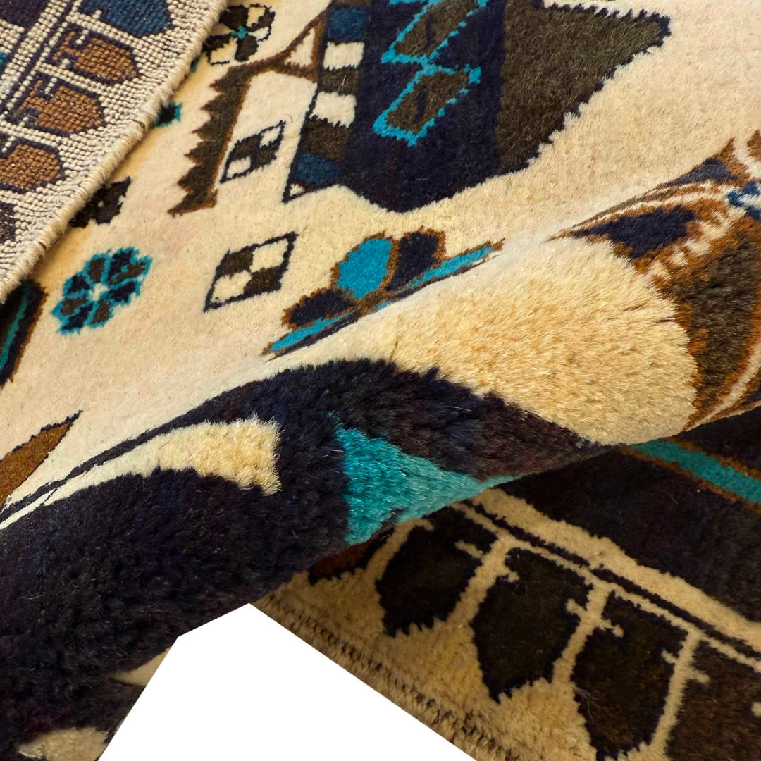 Afghan War Rug 2' 10" x 4' 2" Hand-Knotted | No. AL41727