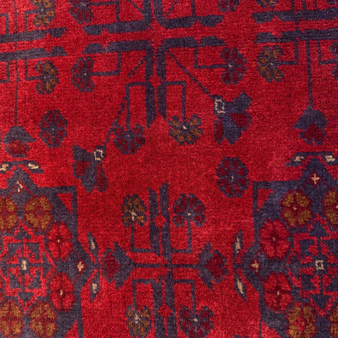 Handwoven Khal Mohammadi Afghan Carpet 5' 0" x 6' 6" - No. AL86714