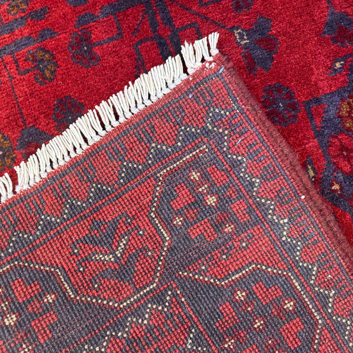 Handwoven Khal Mohammadi Afghan Carpet 5' 0" x 6' 6" - No. AL86714