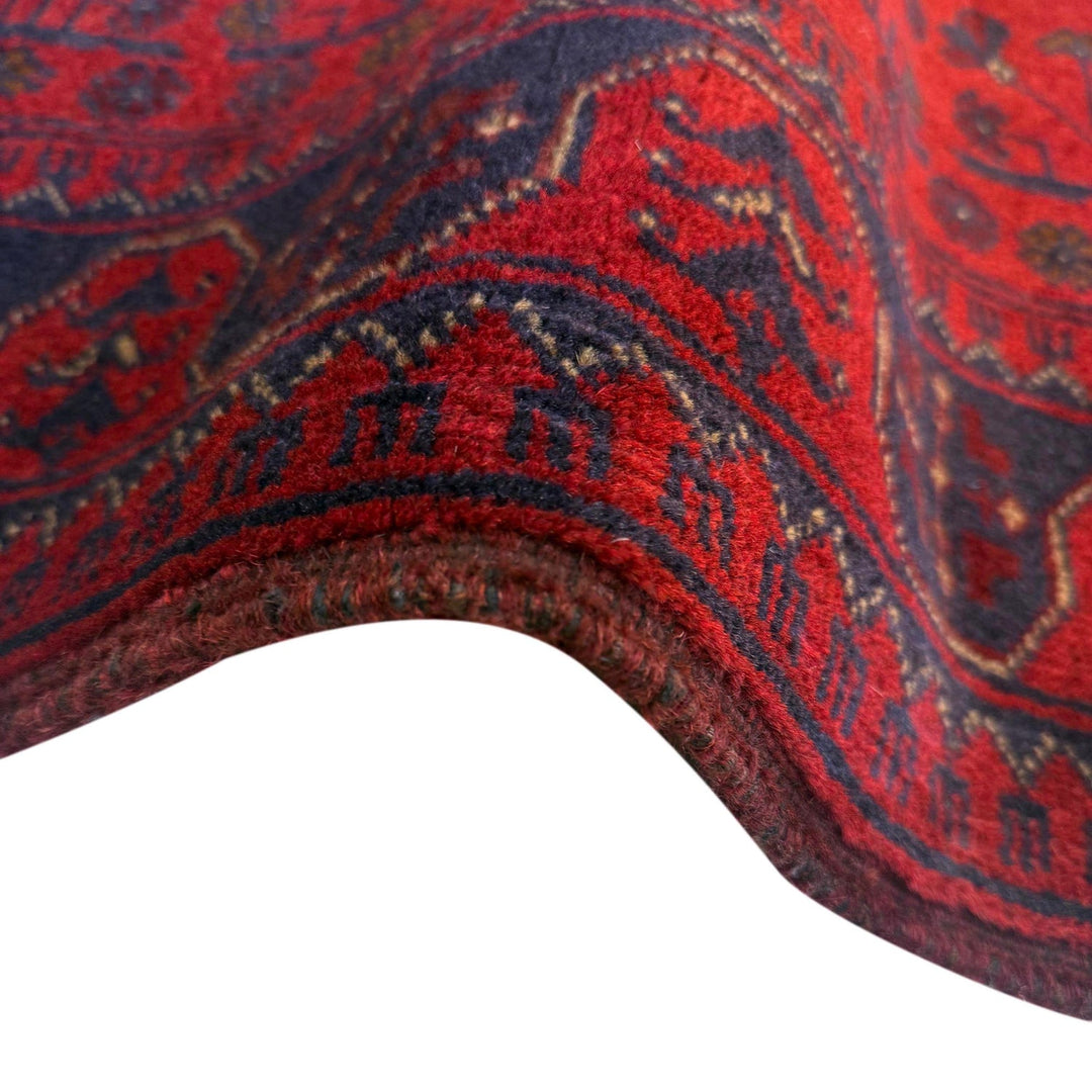 Handwoven Khal Mohammadi Afghan Carpet 5' 0" x 6' 6" - No. AL86714