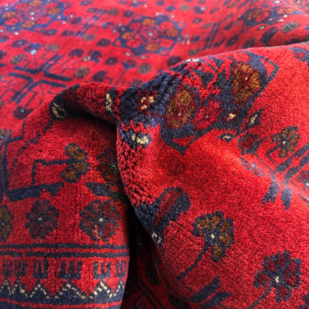 Handwoven Khal Mohammadi Afghan Carpet 5' 0" x 6' 6" - No. AL86714