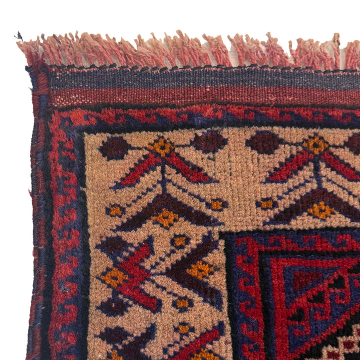 Hand Knotted Baluchi Rug 3' 1" x 4' 7" - No. AL36005