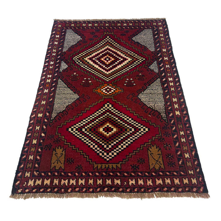 Hand Knotted Baluchi Rug 2' 11" x 4' 4" - No. AL56715