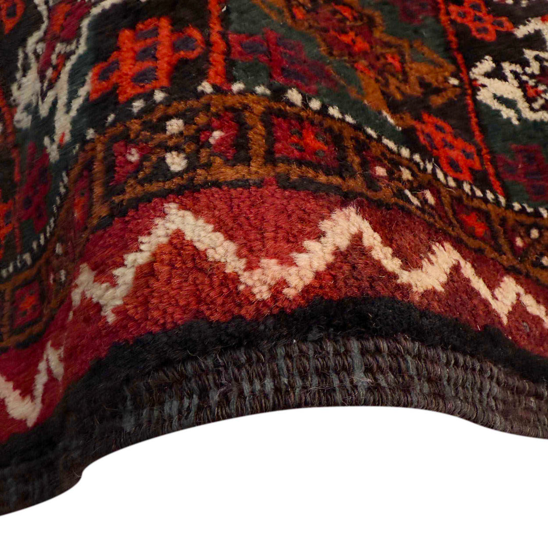 Afghan Natural Baluch Rug 4' 7" x 9' 2" Hand-Knotted field