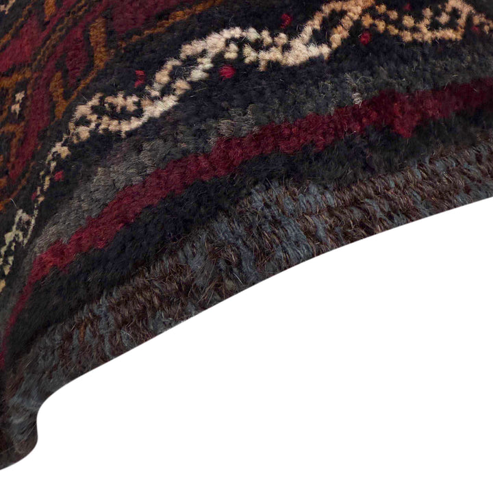 Afghan Baluchi Rug 4' 8" x 8' 11" Hand-Knotted | No. AL36097