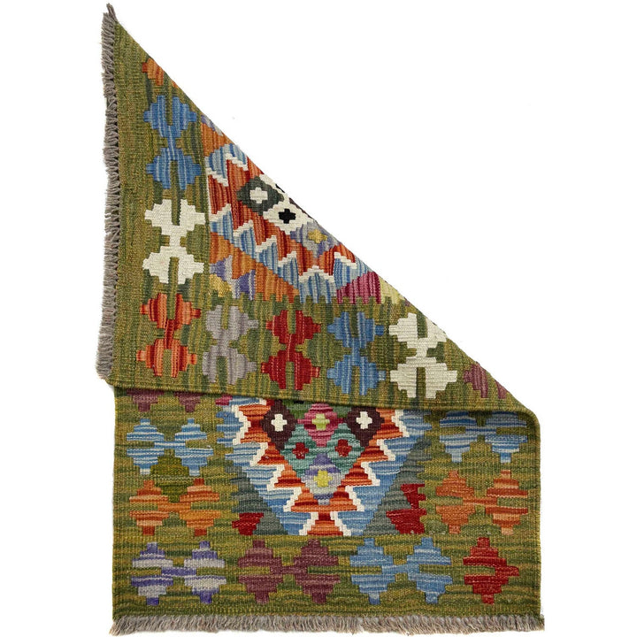 Handmade Vegetable Kilim 2' 1" x 3' 0" - No. AL71302